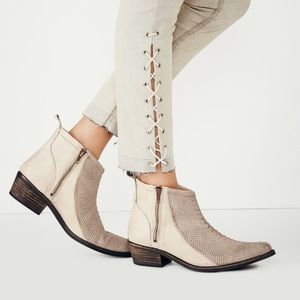 Free People tan booties 39
